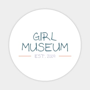 Girl Museum Magnet